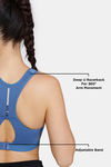 Zelocity High Impact Quick Dry Sports Bra - Dutch Blue — thumbnail 8